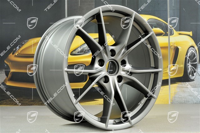 20-inch wheel Carrera S (IV), 11J x 20 ET56, for 991.2 C4/C4S / winter wheels, Platinum satin-mat