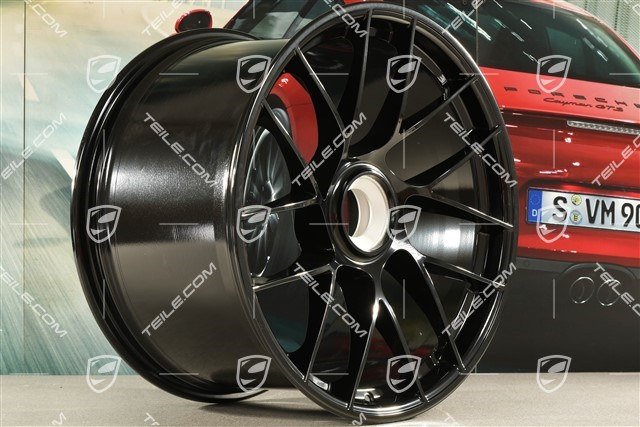 20-inch wheel Turbo Sport III, central lock, 12J x 20 ET63, black high gloss
