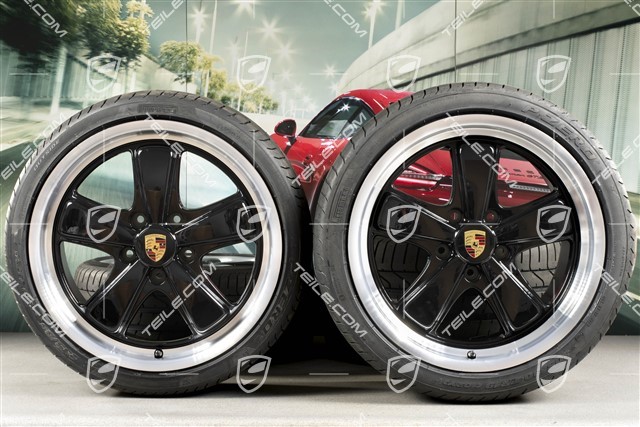 19-inch "911 Sport Classic" summer wheel set, wheels 8,5J x 19 ET55+11,5Jx19 ET67, Michelin summer tyres 235/35 ZR19 + 305/30 ZR19, with TPMS
