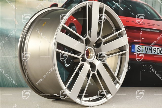 20-inch wheel rim Panamera Design 2, 11,5J x 20 ET68, Platinum Satin-matt