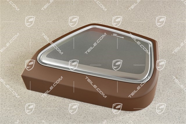 Door card speaker cover / grille, Ambient light, truffle brown, L