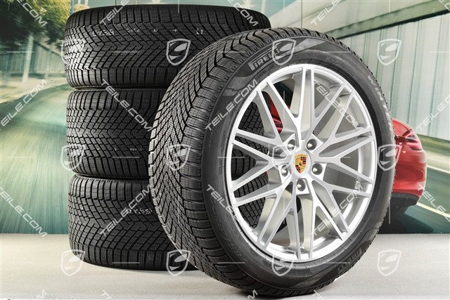21-inch Cayenne COUPE "RS Spyder Design" winter wheel set, rims 9,5J x 21 ET46 + 11,0J x 21 ET49 + NEW Pirelli Scorpion Winter 2 winter tyres 285/45 R21 + 305/40 R21, with TPMS