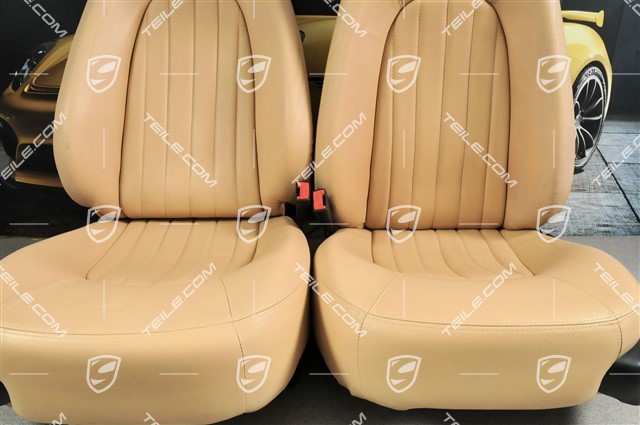 4200, Sitze, el. einstellbar, Leder, Memory, Beige, Cabrio, Satz (L+R)