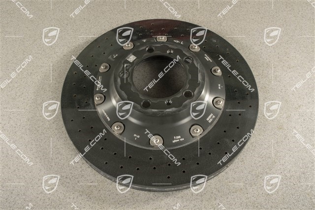 PCCB ceramic brake disc, C2 / C2S / C4 / C4S / Turbo, L