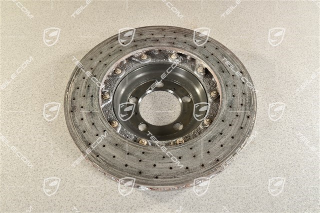 PCCB Ceramic brake disc, GT3/GT3RS/GT2RS, damaged, L