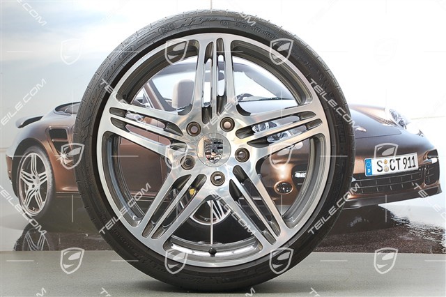 19-inch Turbo I summer wheel set, wheels 8 J x 19 ET 57 + 11 J x 19 ET 51 + tyres 235/35 ZR 19 + 305 /30 ZR 19