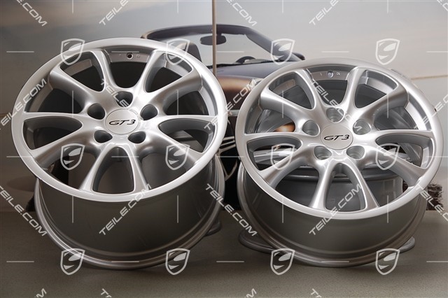 18" komplet felg GT3, 8J x 18 ET50 + 11J x 18 ET63