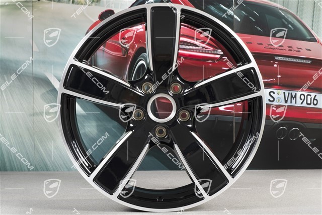 20-inch wheel Carrera Sport, 8,5J x 20 ET49, Jet Black Metallic