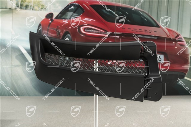 GT2 RS, Spoiler boczny przedniego zderzaka, czarny mat, L