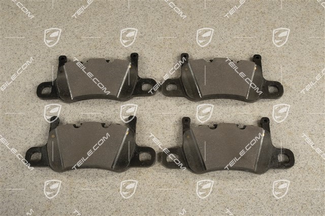 Brake pads, Rear axle, PCCB, set L+R