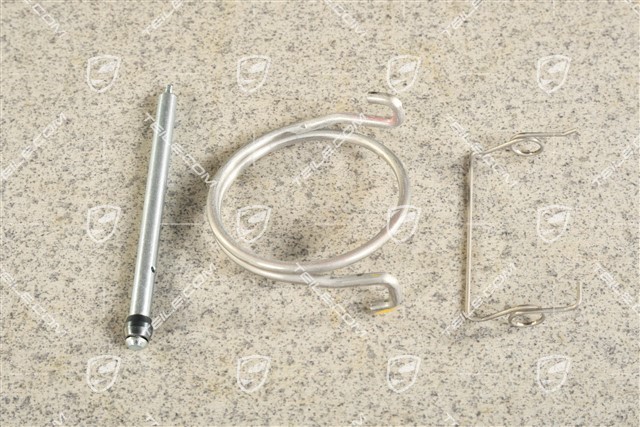 Repair kit / Mounting parts for hand brake pads, pin, cotter pin, anti rattle spring, L