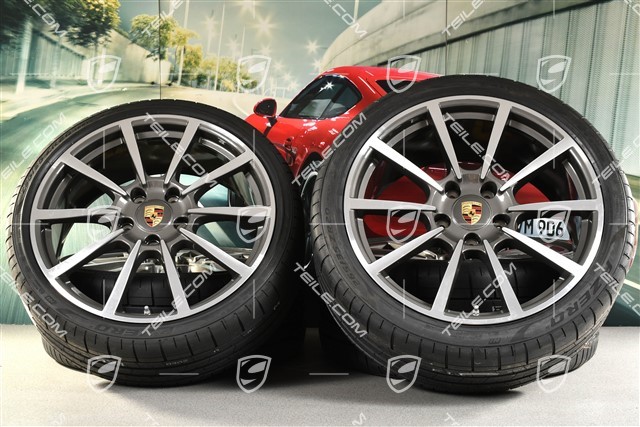 20-inch summer wheel set Carrera Classic, rims 8J x 20 ET57 + 9,5J x 20 ET45 + Pirelli PZero summer tyres 235/35 ZR20 + 265/35ZR20, without TPMS