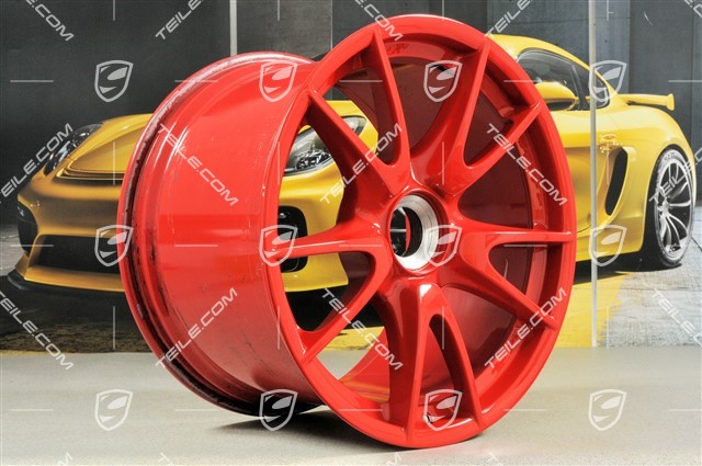 19-inch GT3 wheel, central locking, 12J x 19 ET63, Guards Red