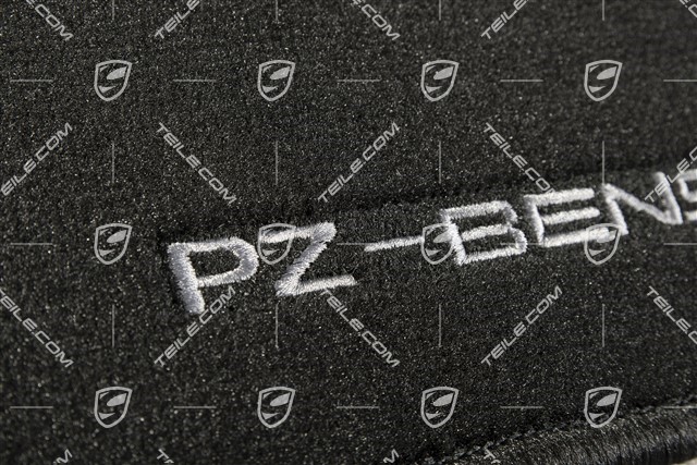 Floor mat set, front (L+R), black PZ-BENSBERG
