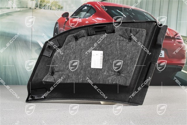 Luggage compartment cover, Black