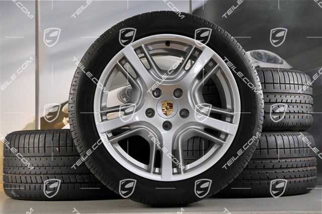 19-inch Panamera Design summer wheel set, wheels 9J x 19 ET 60 + 10J x 19 ET61 + tyres 255/45 R19+285/40 R19