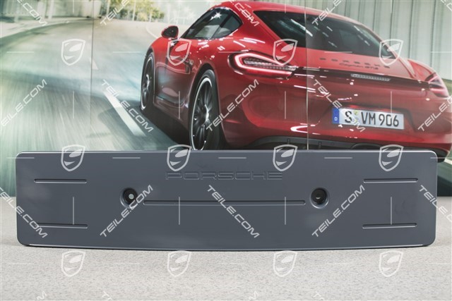 Front bumper number / Licence plate support, Sport Design Package