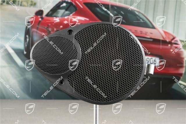 Rear loudspeaker, Satin Black, Bose sound package, Coupe/Targa R / Cabrio L