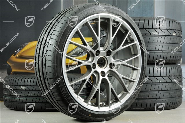 20-inch RS SPYDER Design summer wheels set, rims 8,5J x 20 ET49 + 11,5J x 20 ET76 + Pirelli P-Zero summer tyres 245/35 R20 + 305/30 R20