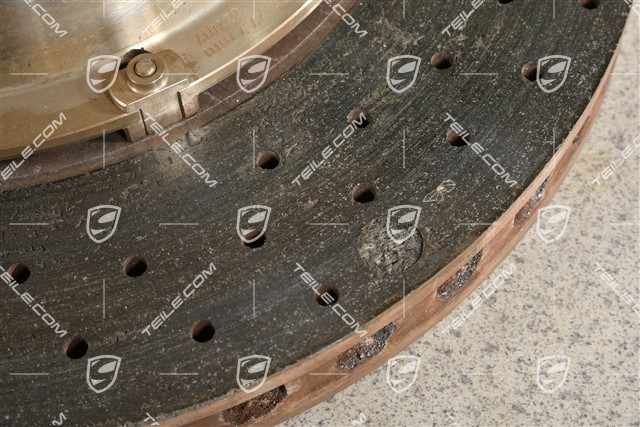 PCCB brake disc, damaged, R