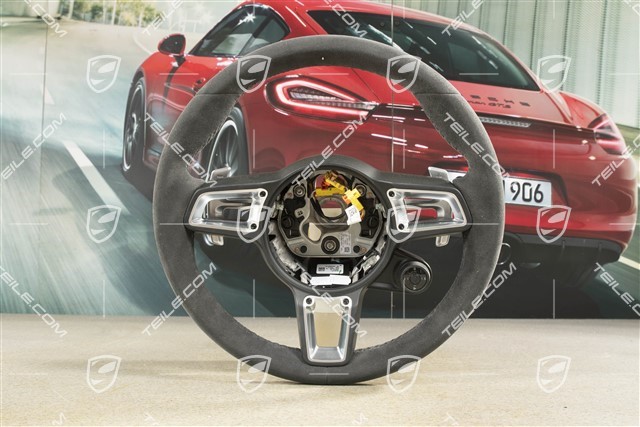 Sports Steering wheel GT, PDK, Alcantara, black, Sport Chrono Plus