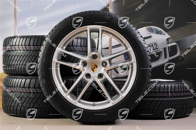 19-inch TURBO II winter wheel set, wheels 9J x 19 ET 60 + 10J x 19 ET61 + Continental winter tyres 255/45 R19+285/40 R19, with TPM