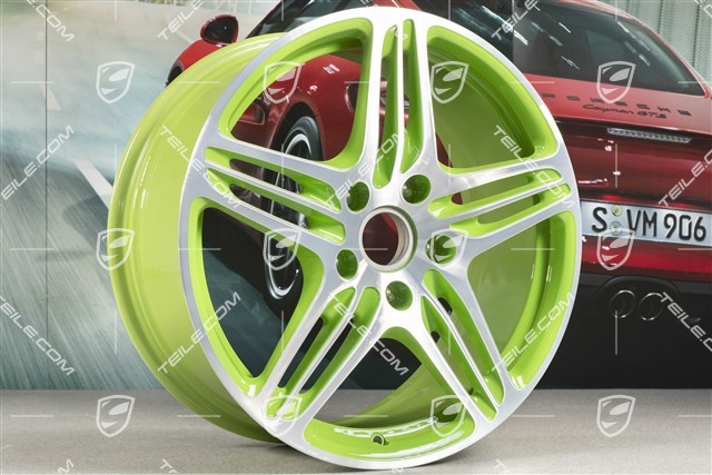 19-inch "Turbo" wheel, 8,5J x 19 ET56, Lizard green