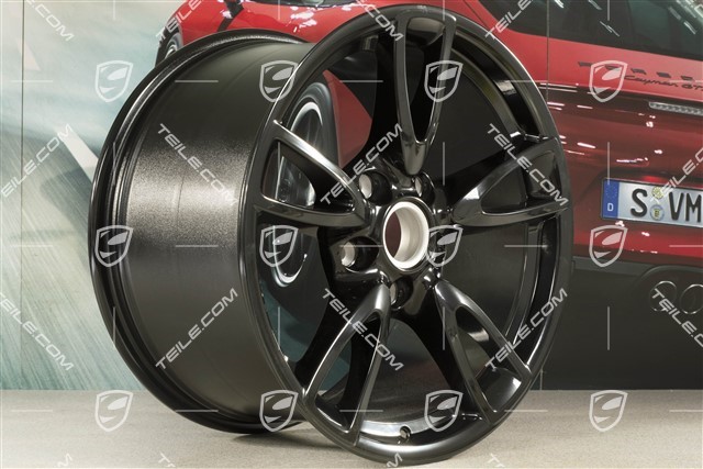 18-inch Carrera IV (Facelift) wheel, 10,5J x 18 ET60, C2/C2S, black high gloss