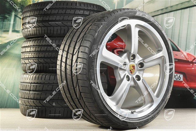 20-inch SportTechno summer wheel set, 9J x 20 ET51 + 11,5J x 20 ET68 + NEW Pirelli P-Zero summer tyres 245/35 ZR20 + 305/30 ZR20, with TPMS