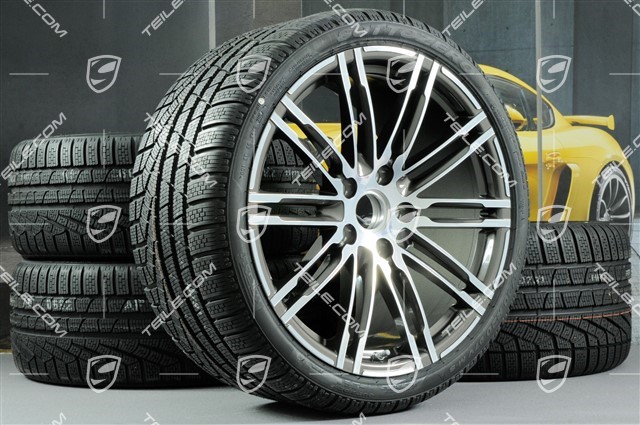 20-inch winter wheels set "Turbo", rims 8,5J x 20 ET51 + 11J x 20 ET52 + Pirelli winter tires 245/35 R20 + 295/30 R20, without TPM