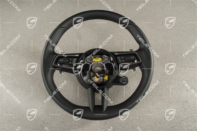 Multifunction steering wheel, PDK, Sport Chrono Plus, Black