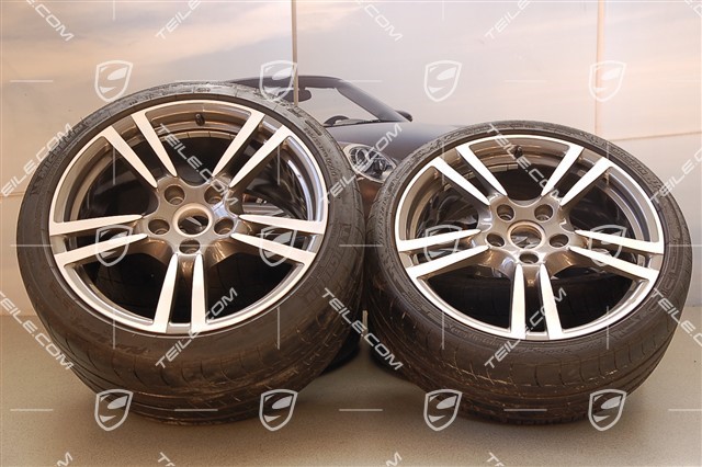 19-inch TURBO II summer wheel set, wheels 8J x 19 ET57 + 11J x 19 ET67 + tyres 235/35 ZR19 + 295/30 ZR19