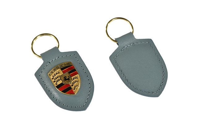60Y 911 Crest key ring, 60 Years of 911, shoreblue