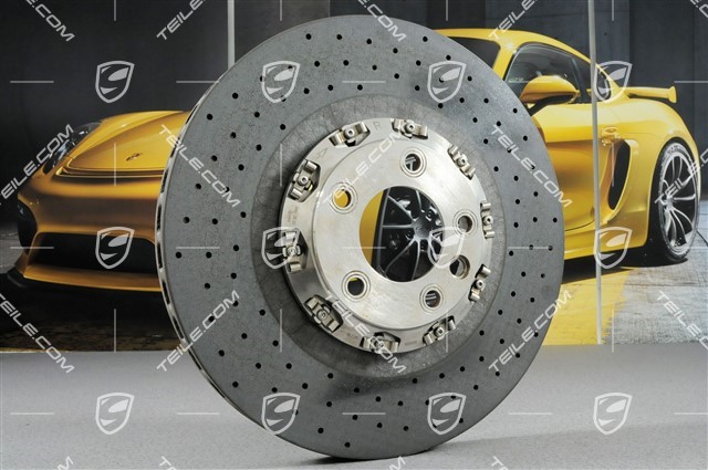 Brake disc, PCCB, 20-inch, yellow calliper, R