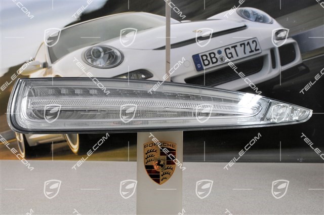 Rear lights (white), set (L+R+additional brake light), Turbo