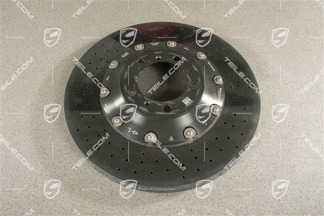 PCCB Ceramic brake disc, 991.2 C2 / C2S / C4 / C4S / 991.1 Turbo / 991.2 Turbo, L