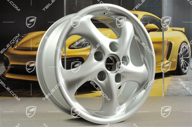 17-inch Carrera wheel set, 7J x 17 ET55 + 9J x 17 ET55