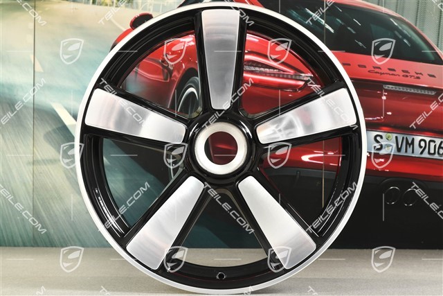 20-inch Sport Classic wheel rim, central wheel lock, 9,5J x 20 ET44, black high gloss