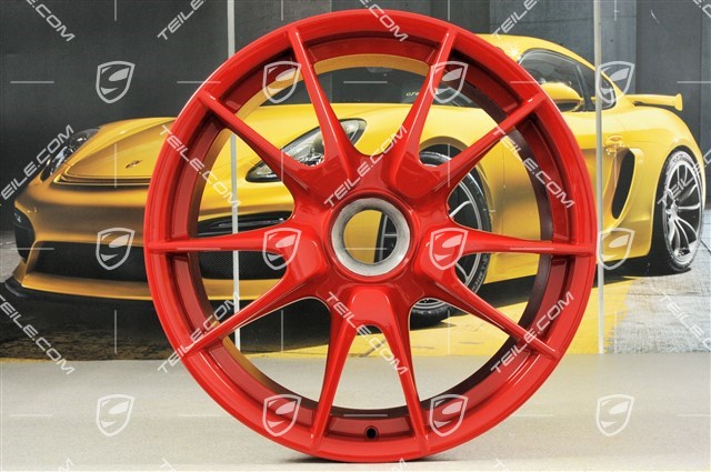 19-inch GT3 wheel, central locking, 8,5J x 19 ET53, Guards Red