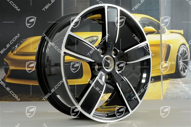 20-inch wheel rim Carrera Sport, 8,5J x 20 ET57, Jet Black metalic