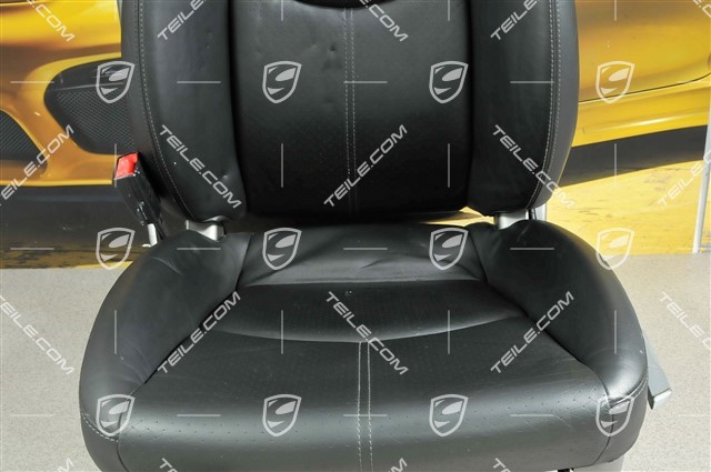 Sport Seat, manual adjustable, leather, Black, without airbag, L