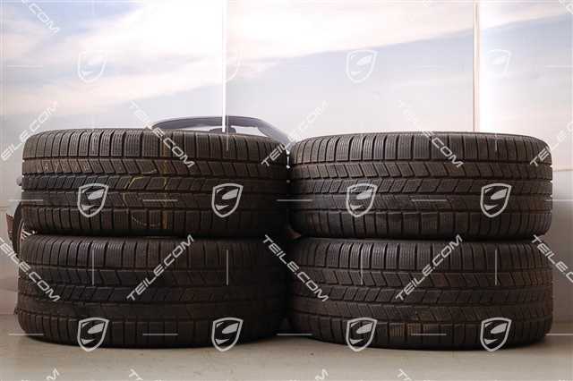 20-inch Cayenne SportTechno winter wheel set, front 9-inch+ rear 9-inch + tyres 275/40 R20, without TPMS