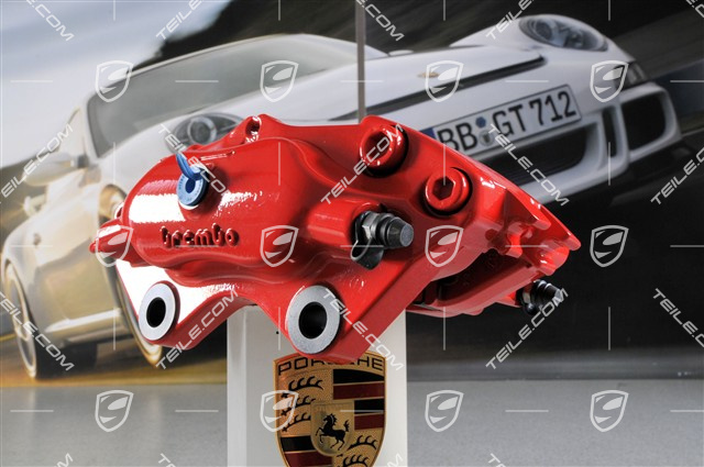 Festsattel ohne Belag, rot, Turbo 3,6, R