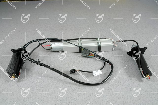 Driving mechanism for rear spoiler, complete Driving mechanism for rear spoiler, complete
