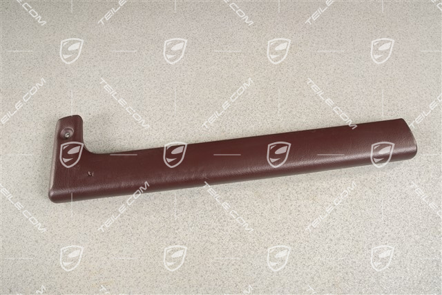 Knee protection strip, leatherette, wine red, R