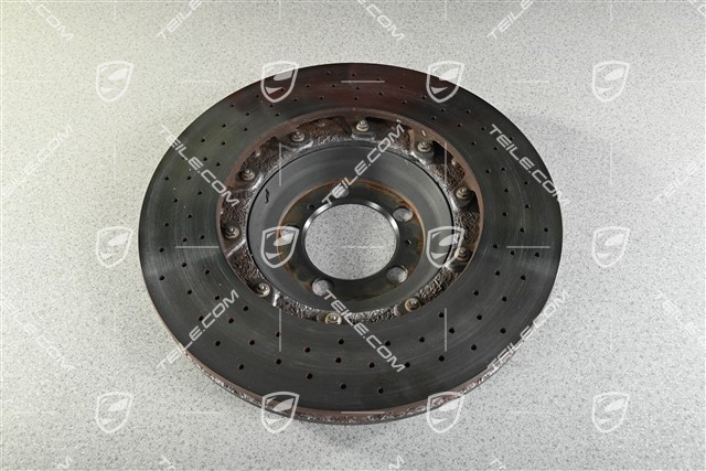 PCCB Ceramiczna tarcza hamulcowa, GT3/GT3RS/GT2RS, uszkodzona/bez gwarancji, L