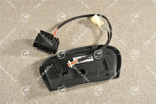 Sitzschalter, Leder, Schwarz, L