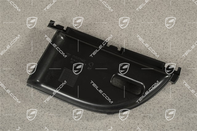 Cover Air duct / guide, Black, R