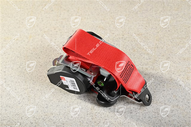 Seat belt, front, Guards Red, L