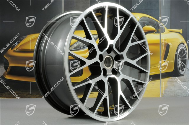20-inch RS-Spyder Design wheel rim, titanium, 9J x 20 ET26